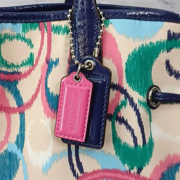 Coach Ikat Signature Vintage Carry All C1380-F24453 - Picture 2 of 15